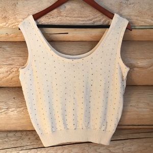 🌷St. John Cream Cropped Camisole